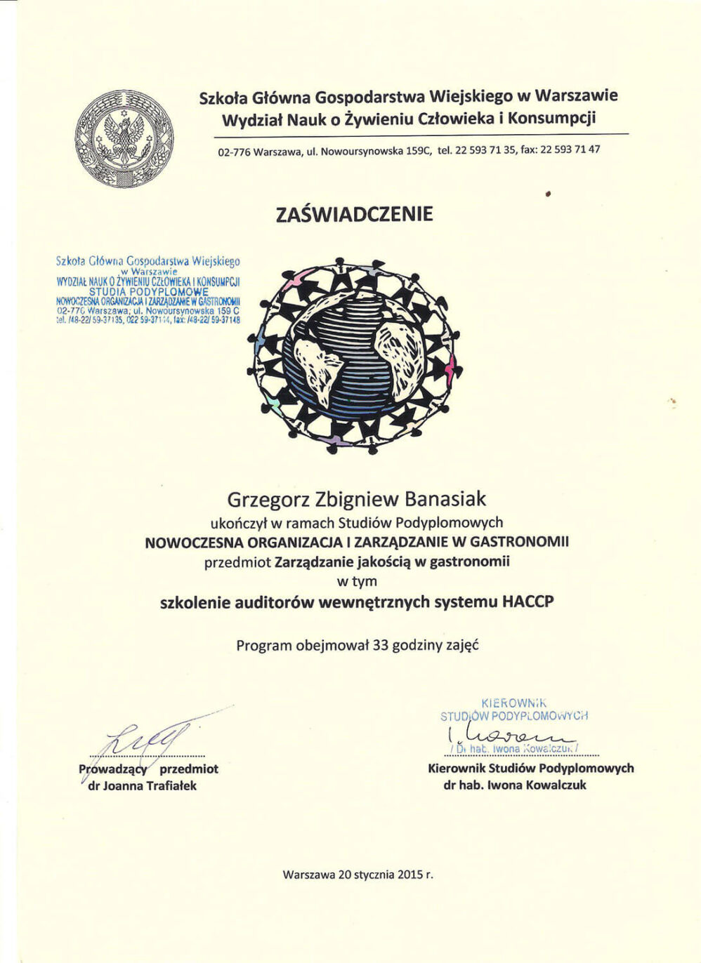 Zaświadczenie-Audytor-HACCP-SGGW-001